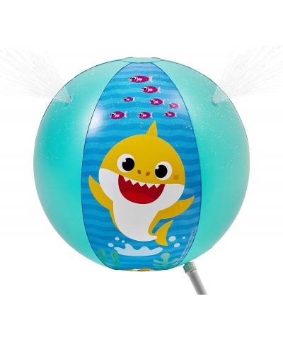 Baby Shark Inflatable Sprinkler Blue $20.45 Swimming Pool & Outdoor Water Toys