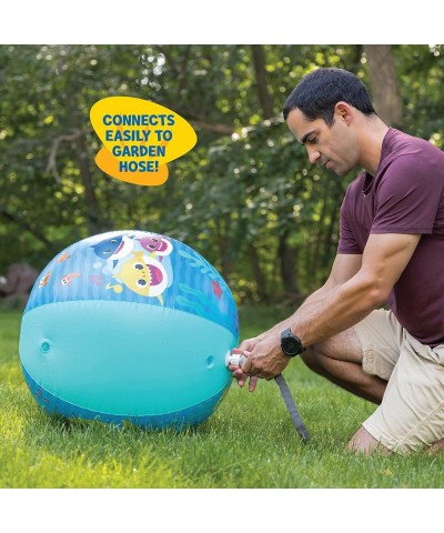 Baby Shark Inflatable Sprinkler Blue $20.45 Swimming Pool & Outdoor Water Toys