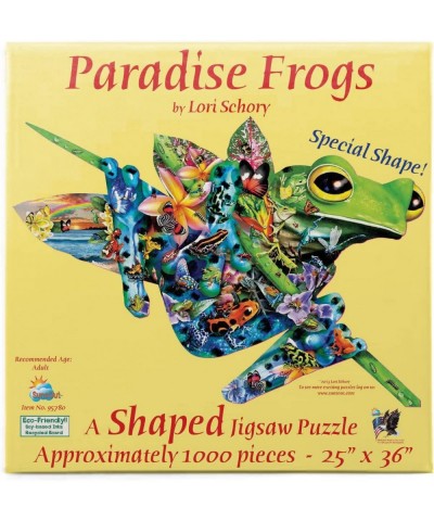 Paradise Frogs 1000 pc Jigsaw Puzzle $42.59 Jigsaw Puzzles