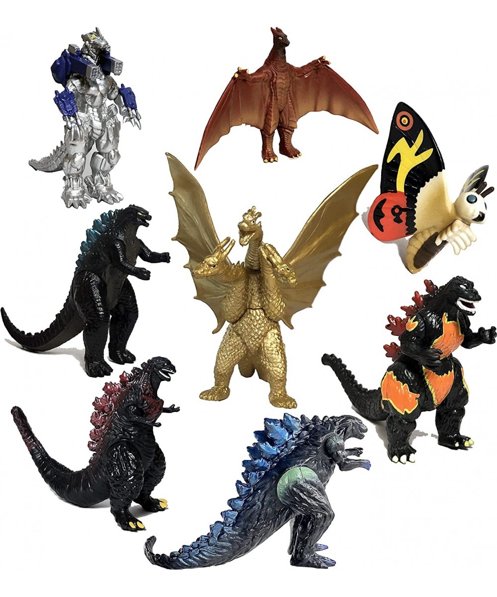 Godzilla Dinosaur Toys King of The Monsters Movable Joint Action Figures Mini Mothra Imago Shin Burning Heisei Mecha Ghidorah...