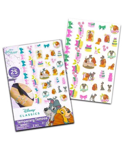 Disney Cats and Dogs Party Favors for Kids Bundle ~ Over 100 Pcs Disney Temporary Tattoos Featuring 101 Dalmatians Lady and t...