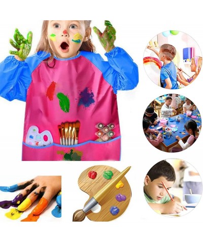 4 Pack Kids Art Smocks Kids Aprons for Painting Waterproof Children Craft Apron for Age 3-7 Years Boys Girls Cooking Baking $...