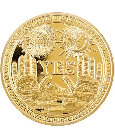 Yes No Challenge Coin Decision Maker Coin&Collector's Medallion Souvenir-Perfect Divination Flip Coin Gift Party Game(Gold) $...