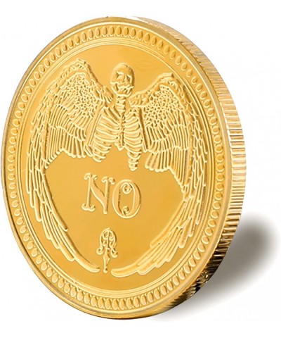 Yes No Challenge Coin Decision Maker Coin&Collector's Medallion Souvenir-Perfect Divination Flip Coin Gift Party Game(Gold) $...