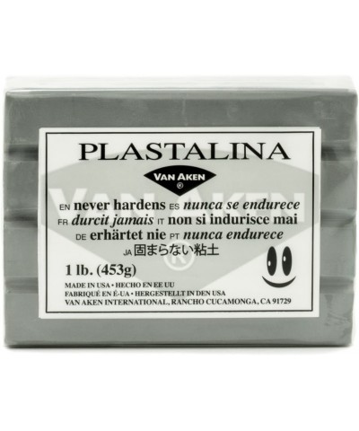 Van Aken Plastalina Modeling Clay - Gray 1 lb Modeling Clay $20.40 Kids' Art Clay & Dough