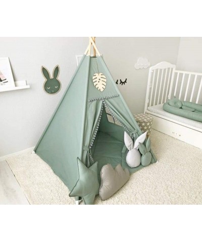 Teepee Tent for Kids Cotton Canvas Teepee Tent Foldable w/ Hairball & Window Kids Play Tent for Outdoor & Indoor $85.27 Kids'...