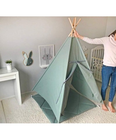 Teepee Tent for Kids Cotton Canvas Teepee Tent Foldable w/ Hairball & Window Kids Play Tent for Outdoor & Indoor $85.27 Kids'...