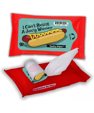 I Can't Resist A Juicy Wiener Wet Wipes - Funny Hot Dog Moist Wipes for Friends Novelty Made in The USA Travel Size $20.39 Ga...