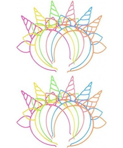 12 Pack Plastic Unicorn Headband Unicorn Party Supply Party Favor Girl Hair Accessory $20.24 Kids' Party Favor Sets