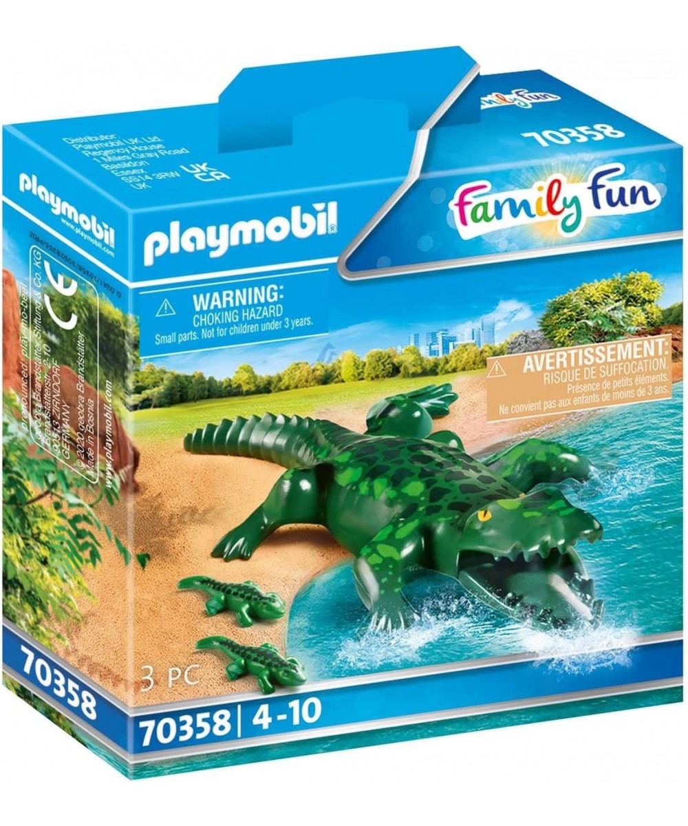 Alligator with Babies Colourful $41.23 Play Figure Playsets