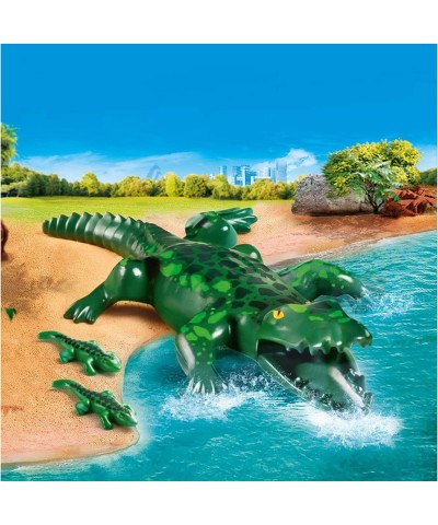 Alligator with Babies Colourful $41.23 Play Figure Playsets