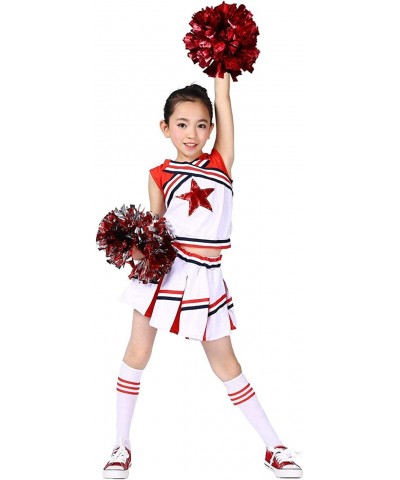 Girls Cheerleader Uniform Outfit Cheerleading Costume Fun Varsity Brand Youth Red White $49.40 Kids' Costumes