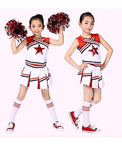 Girls Cheerleader Uniform Outfit Cheerleading Costume Fun Varsity Brand Youth Red White $49.40 Kids' Costumes