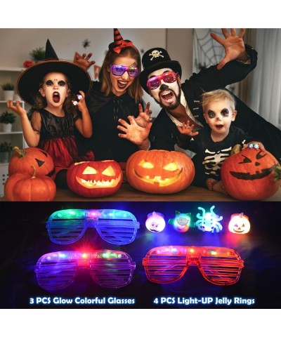 Halloween Party Favors For Kids 108 PCS Halloween Novelty Toys Great Goodie Bag Fillers Halloween Themed Light Up Rings and G...