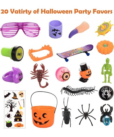 Halloween Party Favors For Kids 108 PCS Halloween Novelty Toys Great Goodie Bag Fillers Halloween Themed Light Up Rings and G...