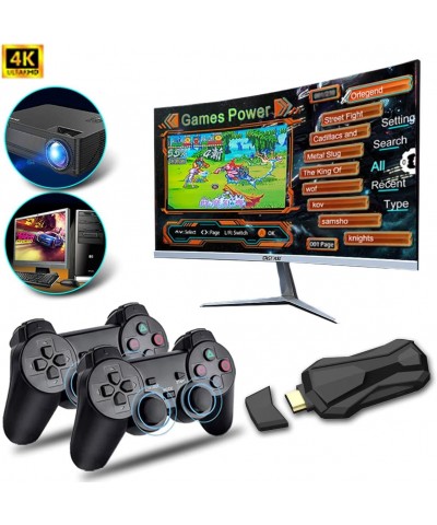 Retro Game Console Wireless Handheld Game Console 10000+ Classic Game Console 2.4G Wireless Controllers 7 Emulator Consoles H...