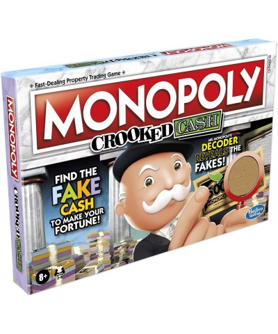 Crooked Cash Board Game for Families and Kids Ages 8 and Up Includes Mr Decoder to Find Fakes Game for 2-6 Players $27.82 Boa...