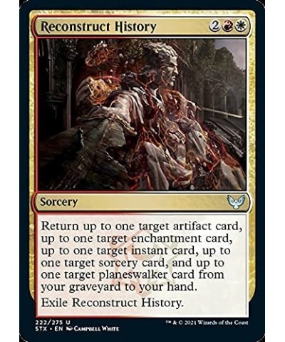 Magic: The Gathering - Reconstruct History (222) - Strixhaven: School of Mages $11.09 Trading Cards & Accessories