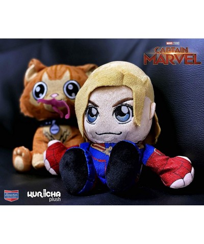 Marvel Captain Marvel 8" Kuricha Sitting Plush - Soft Chibi Inspired Toy $34.64 Plush Figure Toys