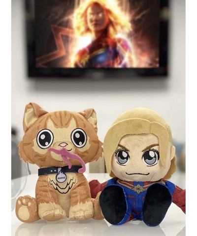 Marvel Captain Marvel 8" Kuricha Sitting Plush - Soft Chibi Inspired Toy $34.64 Plush Figure Toys