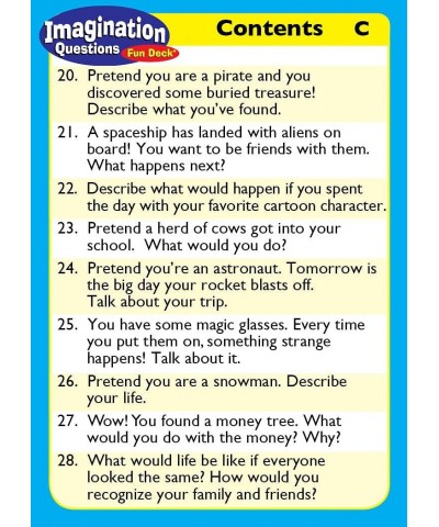 | Imagination Questions Fun Deck Flash Cards | Educational Learning Resource for Children $30.76 Electronic Learning & Educat...