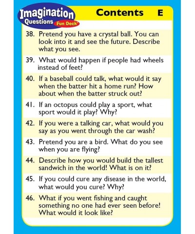 | Imagination Questions Fun Deck Flash Cards | Educational Learning Resource for Children $30.76 Electronic Learning & Educat...