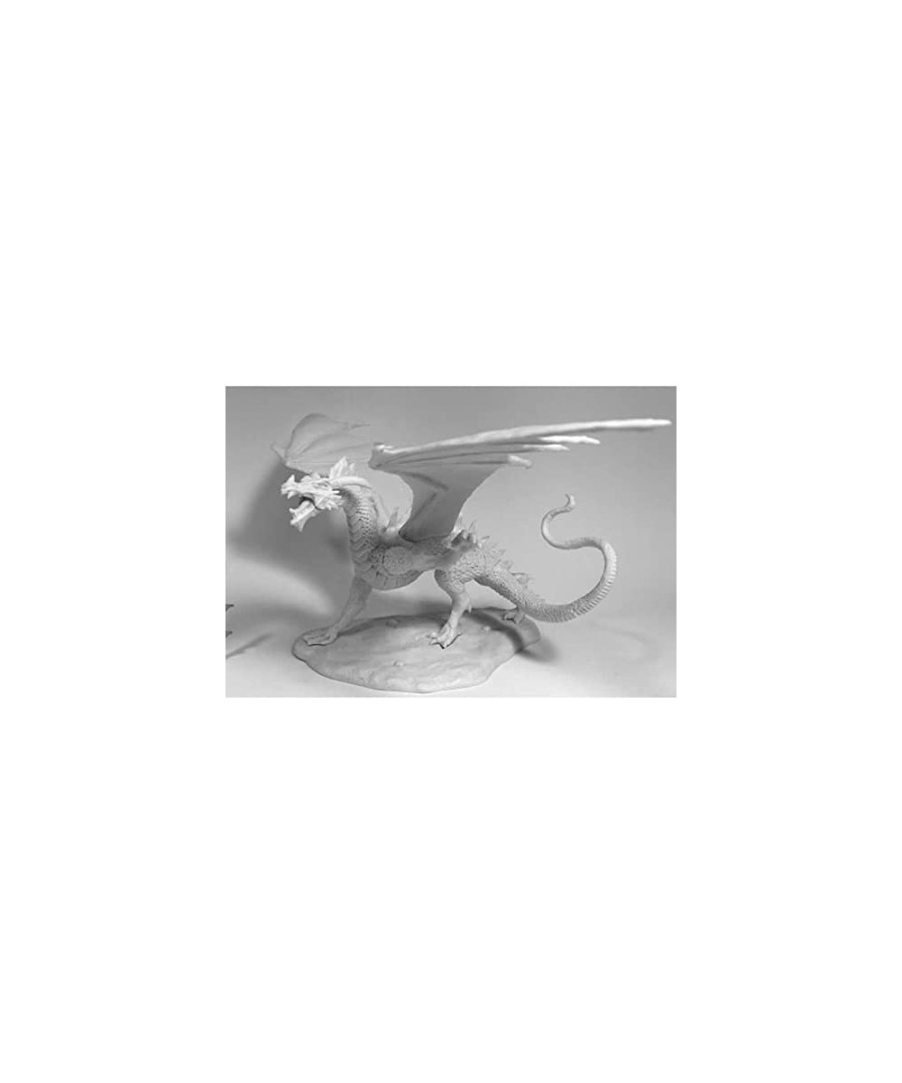 Miniatures Diabolus The Devil Dragon 77545 Bones Unpainted Plastic Figure $48.67 Miniature Novelty Toys