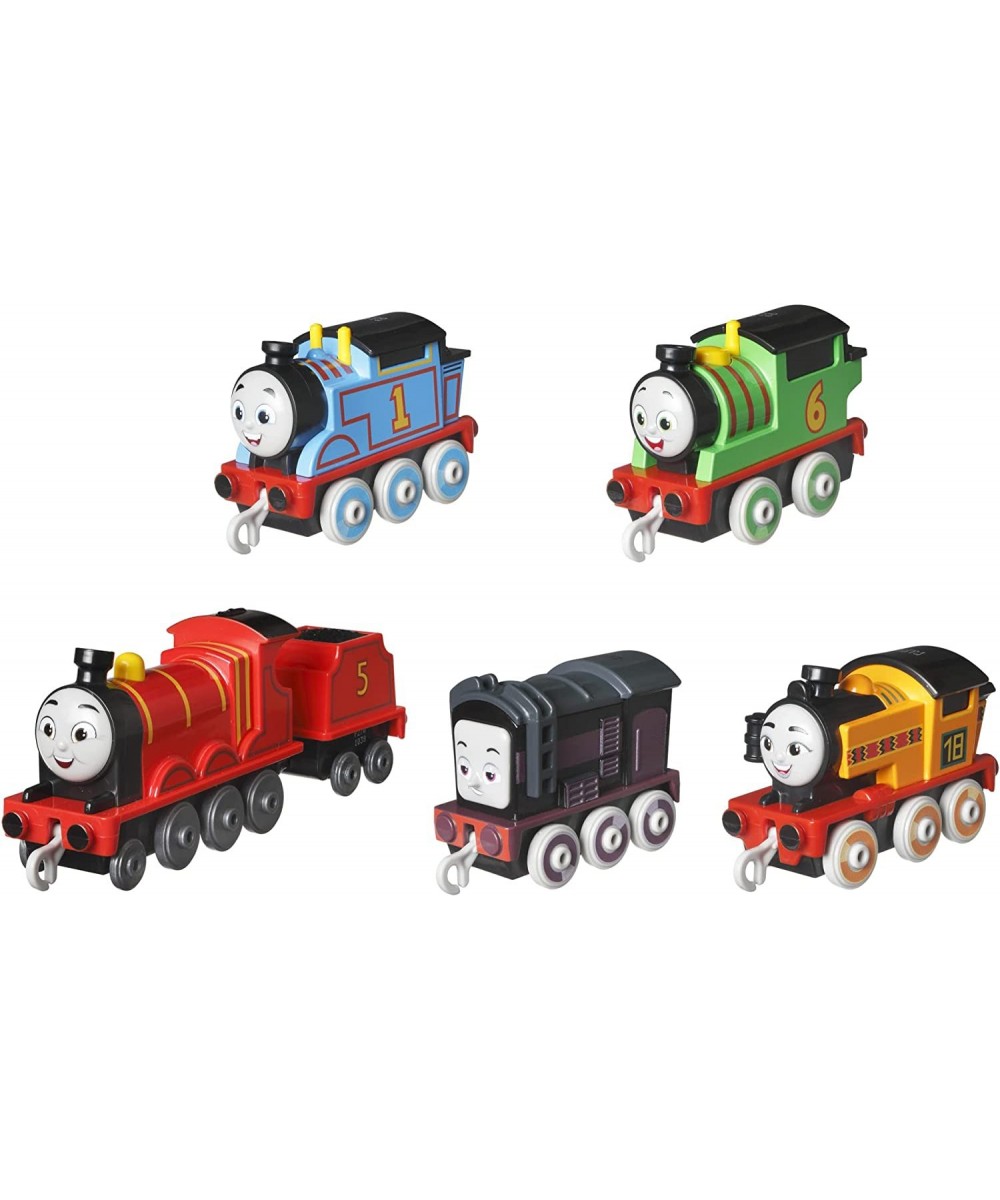 Fisher-Price Thomas Friends of Sodor 5-Pack die-cast push-along toy train engines for preschool kids ages 3 years and older [...