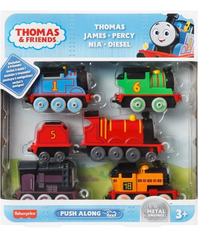 Fisher-Price Thomas Friends of Sodor 5-Pack die-cast push-along toy train engines for preschool kids ages 3 years and older [...