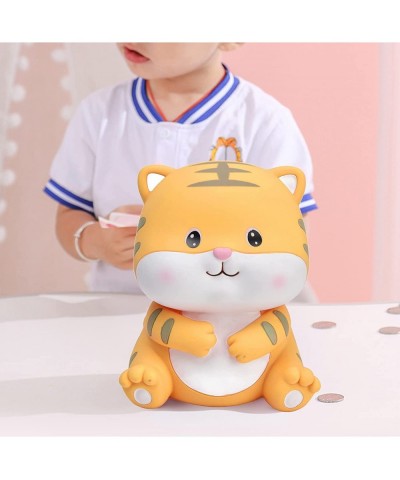 Coin Bank Hand Painting Girls Cute Piggy Bank Indestructible Adorable Tiger Unbreakable Baby Saving Money Bank Saving Jar Dec...