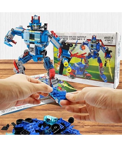 Robot Building Toys for Kids 478 PCS STEM Building Blocks Kit for 6 Years Old Boys Learning Building Bricks Construction Engi...