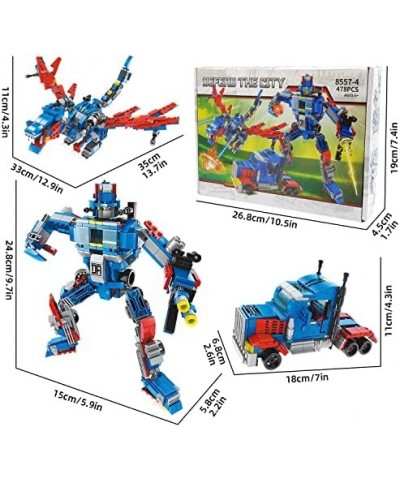 Robot Building Toys for Kids 478 PCS STEM Building Blocks Kit for 6 Years Old Boys Learning Building Bricks Construction Engi...