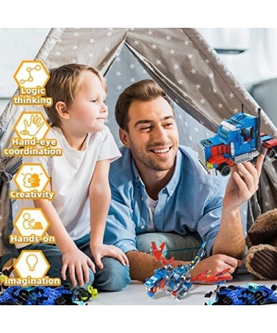 Robot Building Toys for Kids 478 PCS STEM Building Blocks Kit for 6 Years Old Boys Learning Building Bricks Construction Engi...