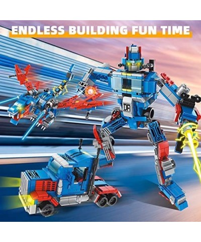 Robot Building Toys for Kids 478 PCS STEM Building Blocks Kit for 6 Years Old Boys Learning Building Bricks Construction Engi...