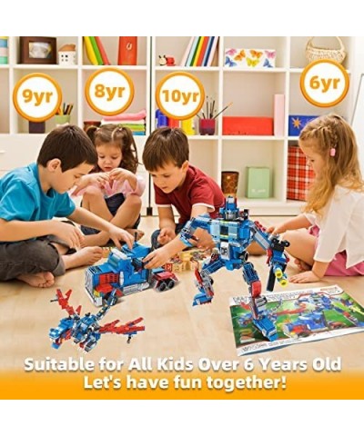 Robot Building Toys for Kids 478 PCS STEM Building Blocks Kit for 6 Years Old Boys Learning Building Bricks Construction Engi...