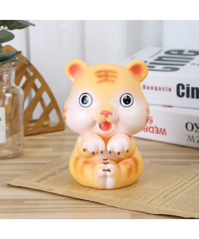 6''H Little Tiger Money Bank Small Size Unbreakable Piggy Bank 2022 Chinese New Year Tiger Money Box Coin Bank Plastic Saving...