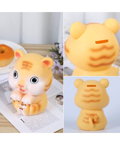 6''H Little Tiger Money Bank Small Size Unbreakable Piggy Bank 2022 Chinese New Year Tiger Money Box Coin Bank Plastic Saving...