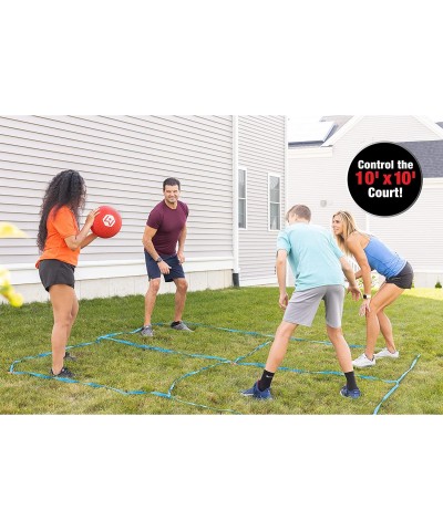 4 Square Game with Court Lines for Outdoor Play in The Backyard Beach Park Fun for All red (1925) $43.13 Floor Games