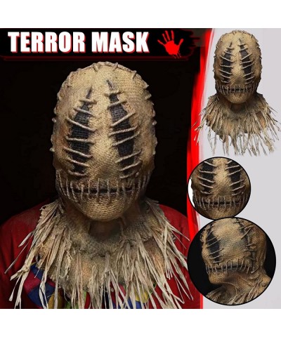 Vintage Halloween Halloween Scarecrow Mask Headdress Funny Props Horror Atmosphere Masquerade Mask Cosplay Party Props $41.95...