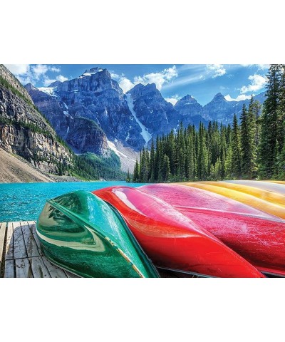 1000 Piece Puzzle for Adults: Mountain Lake Boats Jigsaw Puzzle $21.61 Jigsaw Puzzles