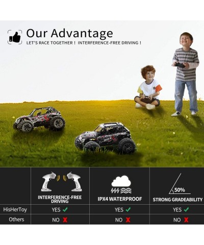 4WD RC Trucks for Adults IPX4 Waterproof RC Cars High Speed Remote Control Cars 4x4 for Boys Girls 1:16 / 36km/h Off Road RC ...