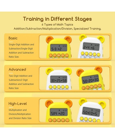 Math Manipulatives Game - Electronic Math Counters for Kids Ages 4+ with Addition Subtraction Multiplication & Division Bingo...