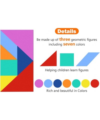 Travel Tangram Puzzle - Magnetic Pattern Block Book Road Trip Game Jigsaw Shapes for Kids Adult Challenge IQ Educational Toy ...