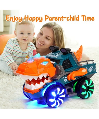 Monster Trucks for Boys Dinosaur Toys for Boys Girls Big Trucks for Toddlers Music Roaring Chomps and Shakes Light Up Monster...