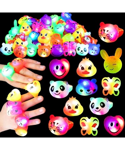 25 Pack Light Up Rings Party Favors Toy for Kids 4-8 Birthday Bag Fillers Treasure Box Toys Carnival Prizes $21.08 Kids' Part...