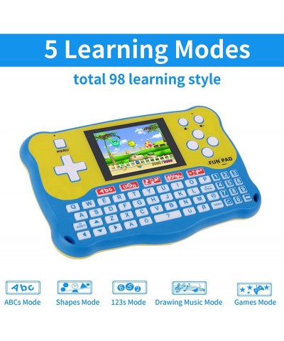 Kids Tablet/Baby Learning Pad with LED Screen/Toddler Tablet with ABC Alphabet/Words/Music/Math Interactive Educational Elect...