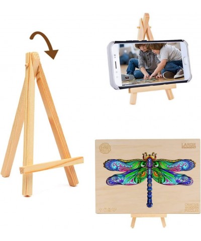 Wooden Jigsaw Puzzles-Wooden Puzzle Adult Unique Shape Advanced Big Dragonfly Wooden Jigsaw Puzzle for Adult Best Gift for Ad...