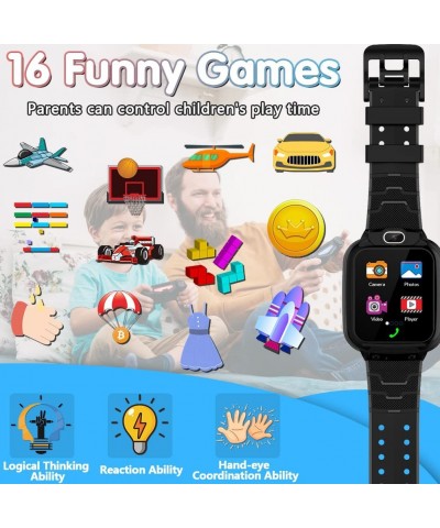 Kids Smart Watch for Boys Girls Age 3-12 Electronic Watches Toys with 16 Learning Game Camera Music Player Video Video Record...