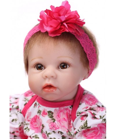 Reborn Baby Girl Dolls Realistic 22 Inch Eyes Open Handmade Weighted Vinyl Silicone Newborn Baby Doll Children Gifts $83.42 D...