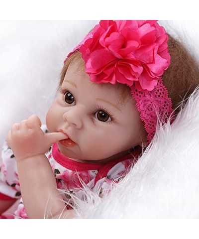 Reborn Baby Girl Dolls Realistic 22 Inch Eyes Open Handmade Weighted Vinyl Silicone Newborn Baby Doll Children Gifts $83.42 D...